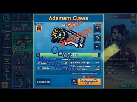 Pixel Gun 3D Adamant Claws Gameplay Cool But Average Weapon YouTube