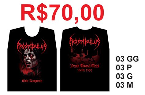 PROSTIBULUS Banda lança linha de camisetas oficiais RioMetal Press