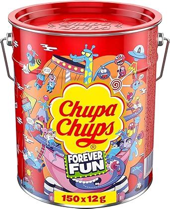 Chupa Chups Best Of Lollipop Lollipop Bucket Lollipops In Metal Pop