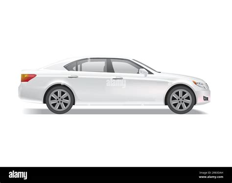 car sedan isolated  white background stock vector image art alamy