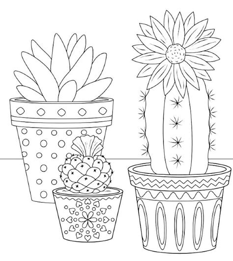 Cactus Coloring Pages 100 Coloring Pages To Print For Free