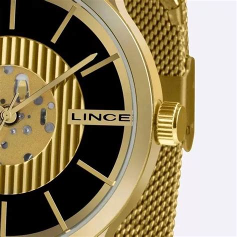 Reloj De Pulsera Lince MRG4603SP1KX De Cuerpo Color Dorado Para Hombre