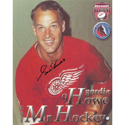 Gordie Howe® Autographed 8X10 Photo (NHL Alumni) – Mr. Hockey® Gordie Howe® Shop