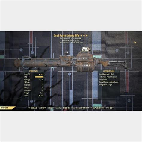 Weapon Railway Rifle Qe25 Game Items Gameflip