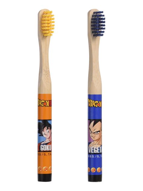 Dragon Ball Z Set De Brosses Dents En Bambou N A Kiabi