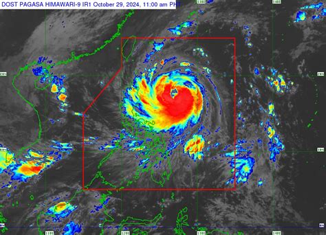 Signal No Up In Luzon Areas As Leon Now A Typhoon Gma News Online