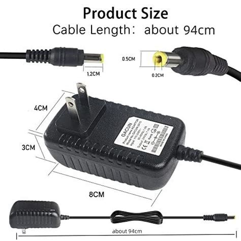 24V 1A Power Supply Adapter 24W 100V 240V AC To DC Converter