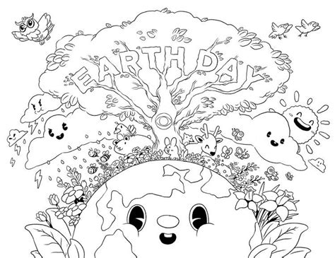 Environment Coloring Environmental Pages Printable Print Activities