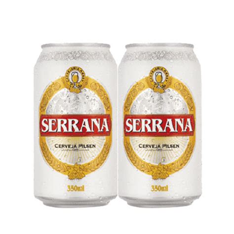 Lata Vazia Serrana Cerveja Pilsen Nova Lata Ml Alum Nio Brazil