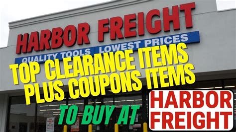 Top Clearance Items Coupon Items You Should Be Buying At Harbor