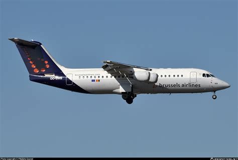 OO DWB Brussels Airlines British Aerospace Avro RJ100 Photo By PREZEAU