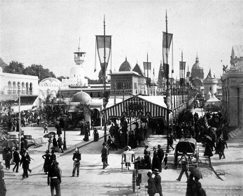 Exposition Universelle De Paris France View Of Covered Walkway