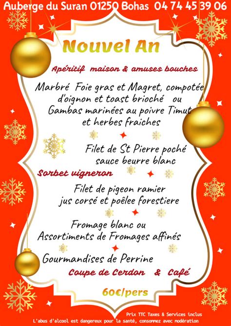 Menu Leger Pour Reveillon De Noel Cadeau Noel