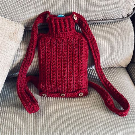 Crochet Hot Water Bottle Cover Pattern Fosbas Designs