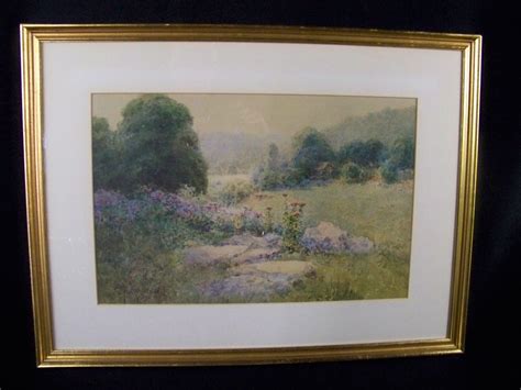 Lot Framed Paul Sawyier Print Titled Springtime