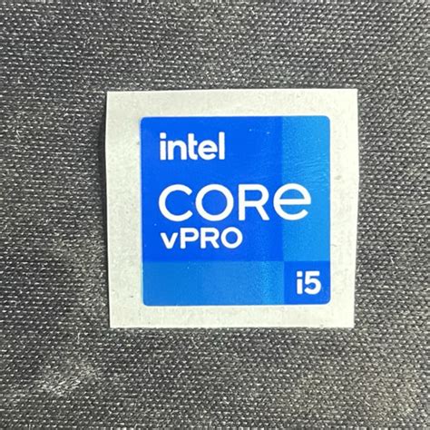 jual sticker stiker logo intel core  vpro  gen ori kota