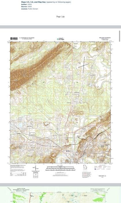 Solved 3 8 1 Topographic Maps Lab NOTE For All Of The Chegg