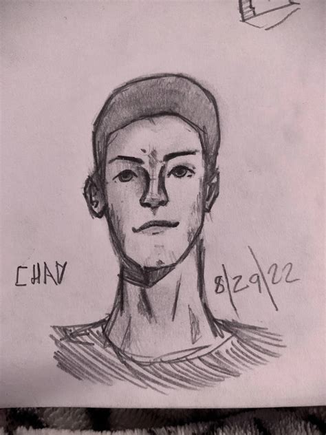 Straight Up Chad Face Sketch By Ahr0w On Deviantart