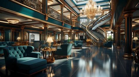 Premium AI Image | Cruise Ship Interior