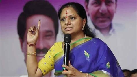 Cm Kcr Is Invincible Mlc Kavitha Indtoday