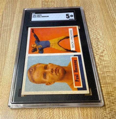 Topps Paul Hornung Rc Sgc Hof Ebay