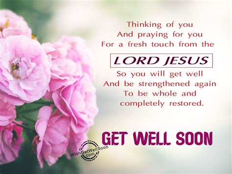 Get Well Soon Wishes For Christians Pictures Images