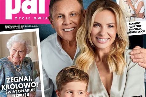 Izabela Janachowska i Krzysztof Jabłoński z synem na okładce "Party ... 