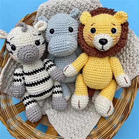 Kit Safari Amigurumi Elo Produtos Especiais