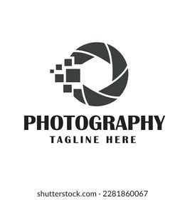 Photography Logo Designmodern Design On White Stock Vector (Royalty ...