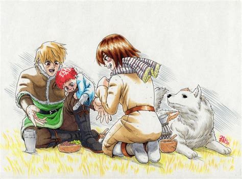 vinland saga thorfinn, gudrid, karli | Vinland saga, Saga, Anime