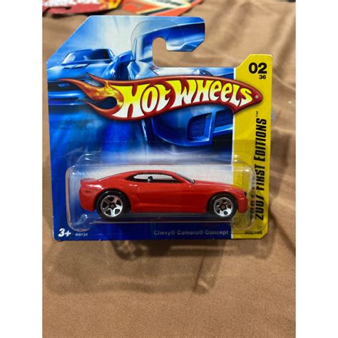 Hot Wheels Chevy Camaro Concept Short Card Shopee Malaysia