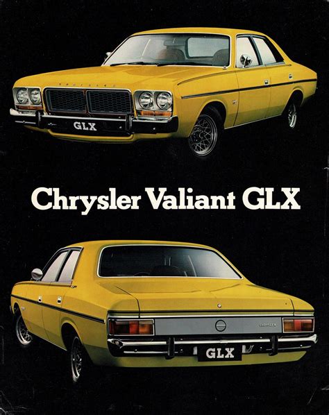 Cm Chrysler Valiant Glx Sedan Aussie Original Single Flickr