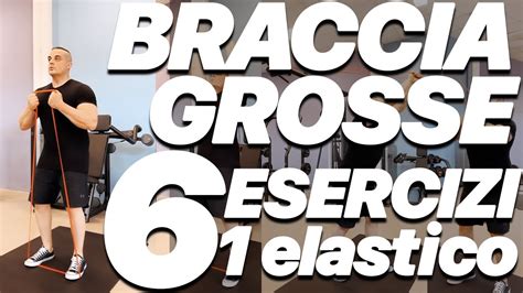 Braccia Grosse 6 Esercizi Per La Massa Con 1 Elastico A Casa In 2 Mq