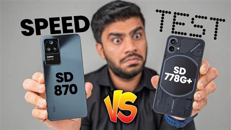 Nothing Phone 1 Vs POCO F4 SD 870 Vs SD 778G Speed Test Comparison