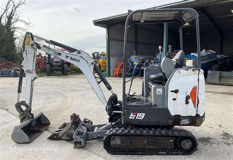 Bobcat E19 Mini Excavator For Sale Lithuania Kaunas TD39010