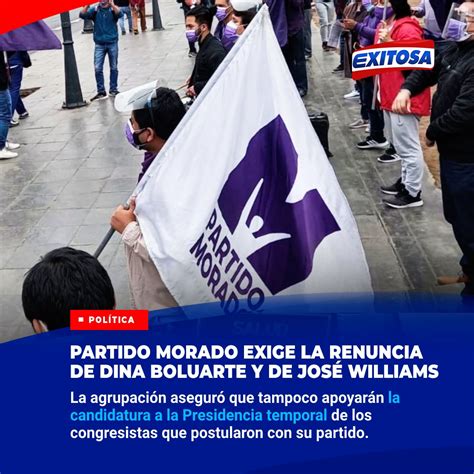 Aldíaperú On Twitter Rt Exitosape 🚨 LoÚltimo El Partido Morado Emitió Un Comunicado Para