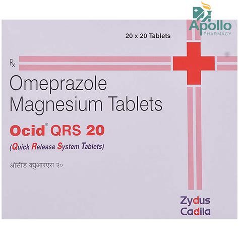 Ocid QRS 20 Tablet 20 S Price Uses Side Effects Composition Apollo