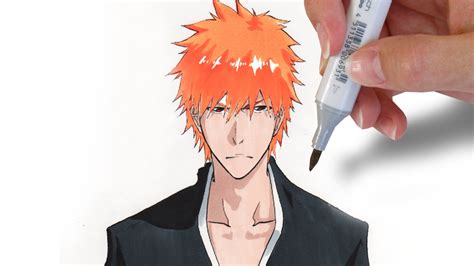 How To Draw Ichigo Kurosaki Youtube