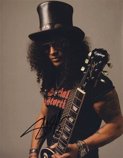 Slash Signed Color Photograph Guns N Roses 0792 On Dec 11 2022