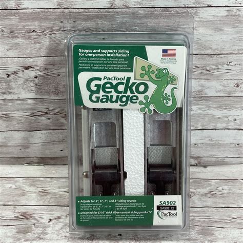 Pactool International Sa902 2 Piece Gecko Gauge Fiber Cement Siding For Sale Online Ebay