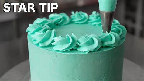 Star Piping Tip Masterclass Cake Decorating For Beginners Youtube