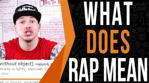 What Does Rap Mean I Have A Surprising Answer Youtube