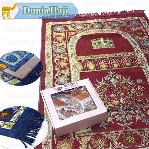 Jual SHOPEE MALL Sajadah Packing Box Cantik Free Tasbih Kayu 33 Turki