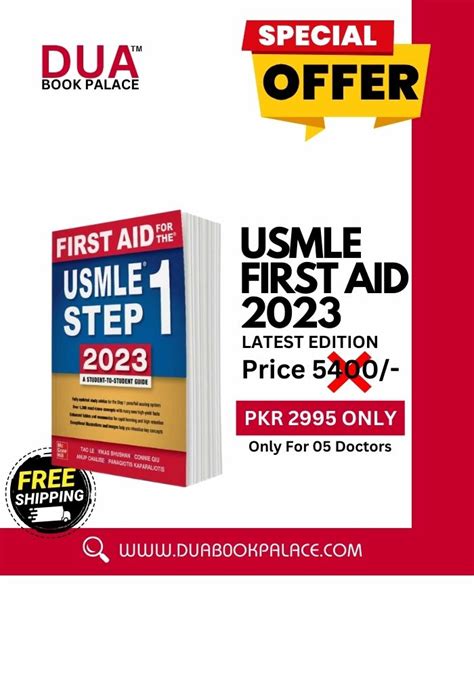 FIRST AID FOR THE USMLE STEP 1 2023 – Dua Book Palace