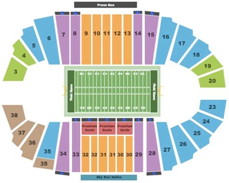 Fresno State Football Stadium Seating Chart Stadium Seating Chart