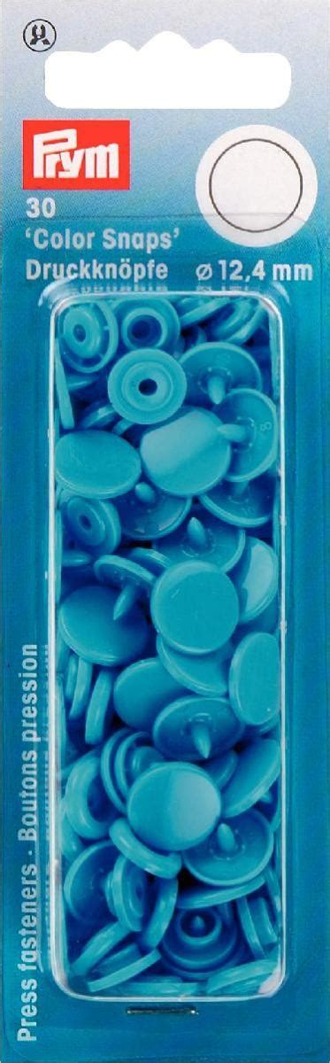 Prym Nf Druckkn Color Snaps Rund Mm Stahlblau