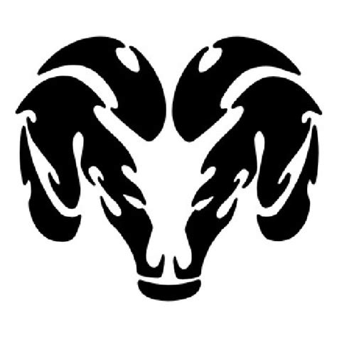 Dodge Ram Logo (Cut-Out of Wood) - DodgeForum.com