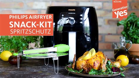 Snack Kit Hd995401 Für Alle Philips Airfryer Xxl Modelle Youtube