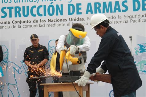 M S De Armas De Fuego Fueron Destruidas Por La Sucamec En