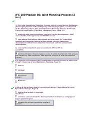 Module Joint Planning Process Hrs United States Military Academy